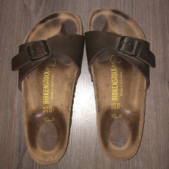 SOLD 💌 Birkenstock Madrid Leather Sandals Mocha - Picture 8 of 11